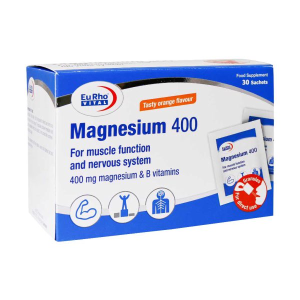 ساشه منیزیم 400 یوروویتال 30 عدد Magnesium
